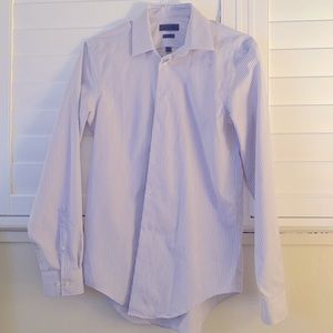 Calvin Klein striped slim fit long sleeve shirt
